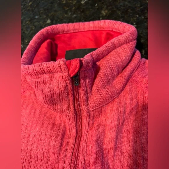 Patagonia Better Sweater Ribbed Marsupial 1/2 Zip Mock Neck ‘Jeweled Berry’ Sz S - Picture 4 of 13